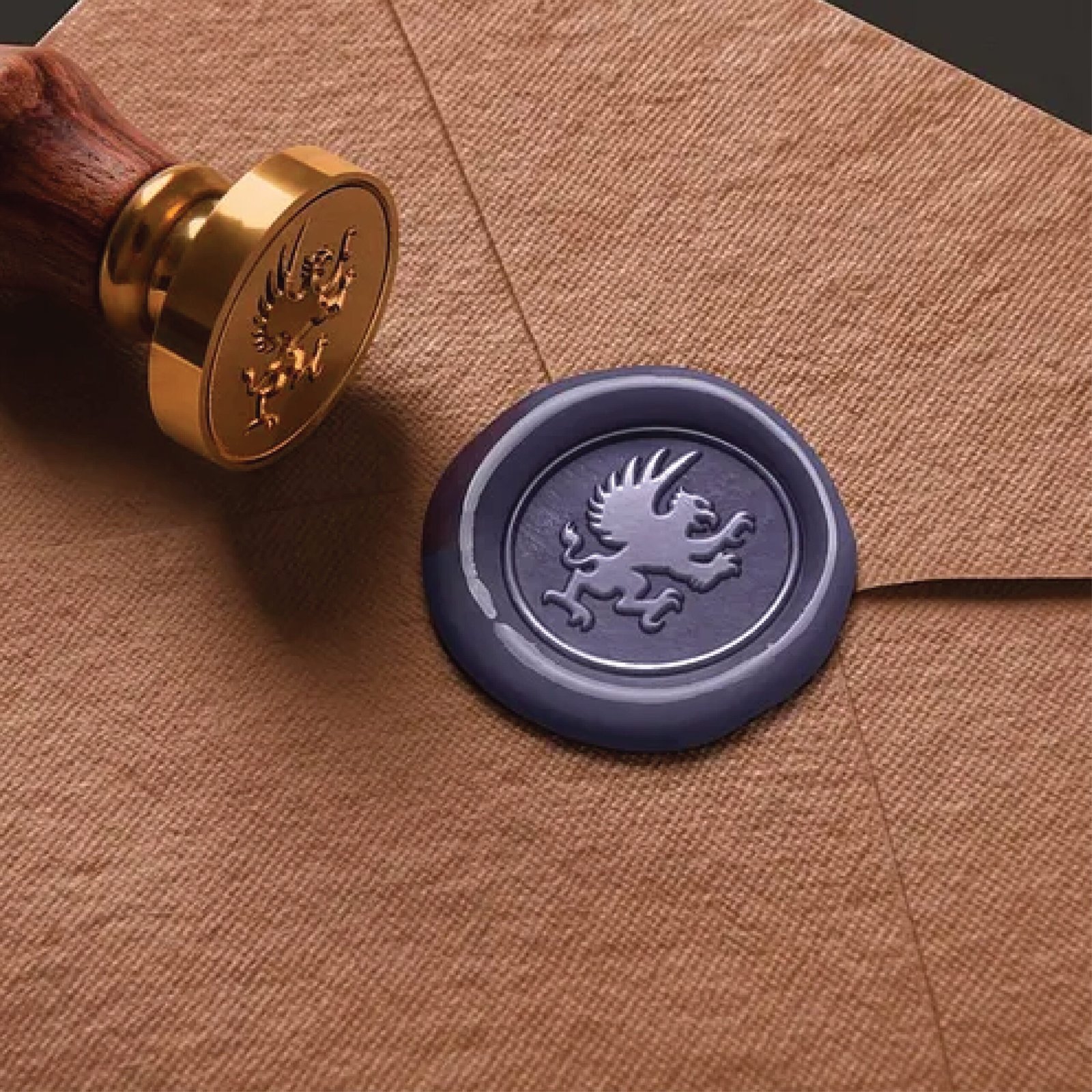 Round wax stamp Dubai