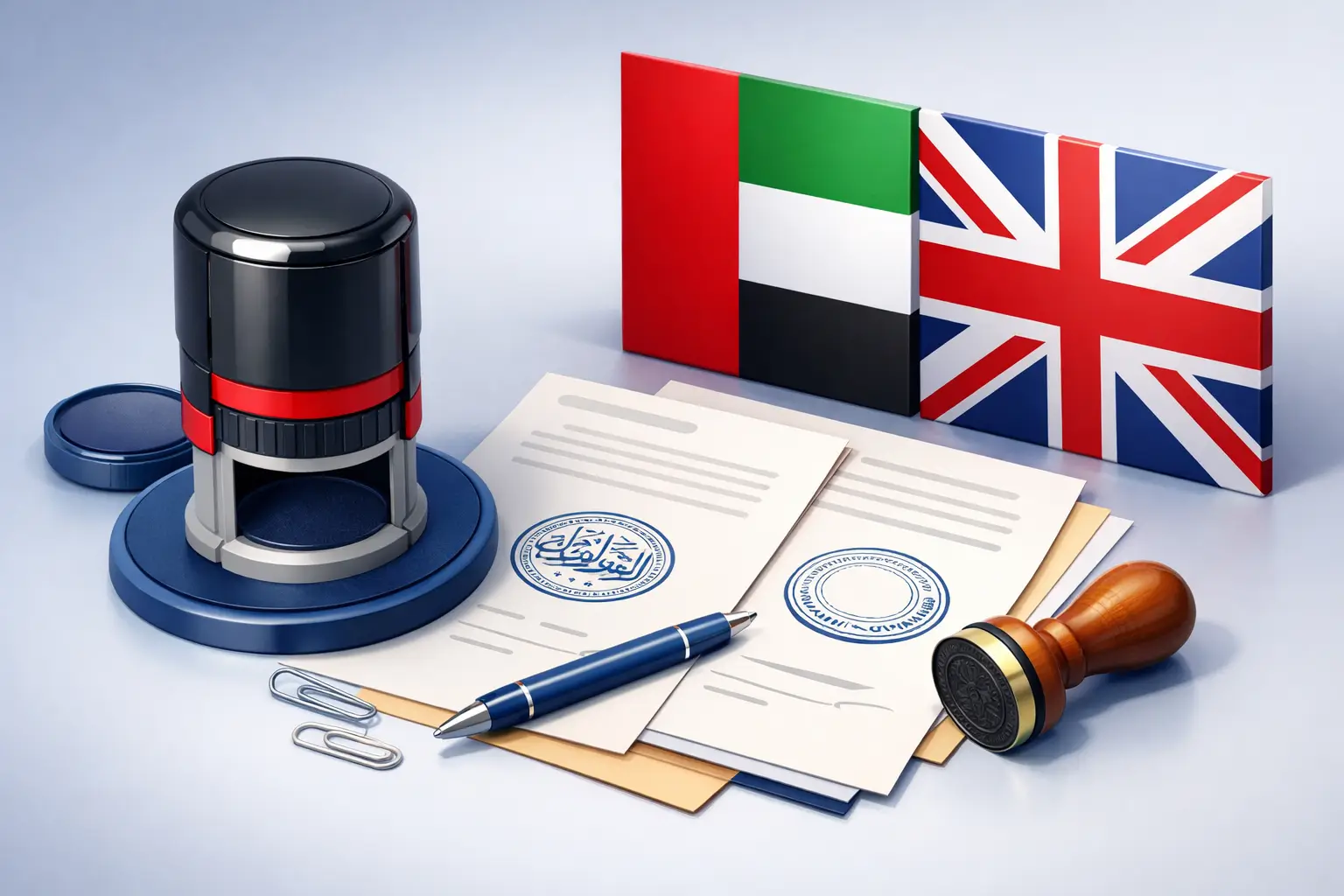 Arabic English Company Stamp Guide