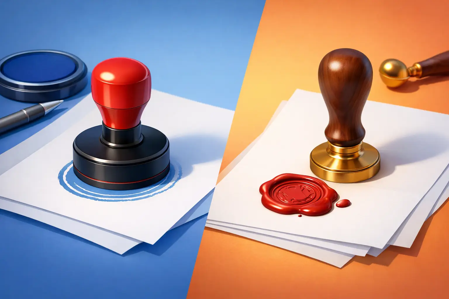 Company Stamp vs Seal: What’s the Difference?
